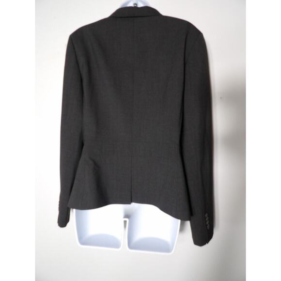 Brooks Brothers Milano Fit Womens 14 Blazer Coat Gray Wool Business Office - Picture 5 of 13